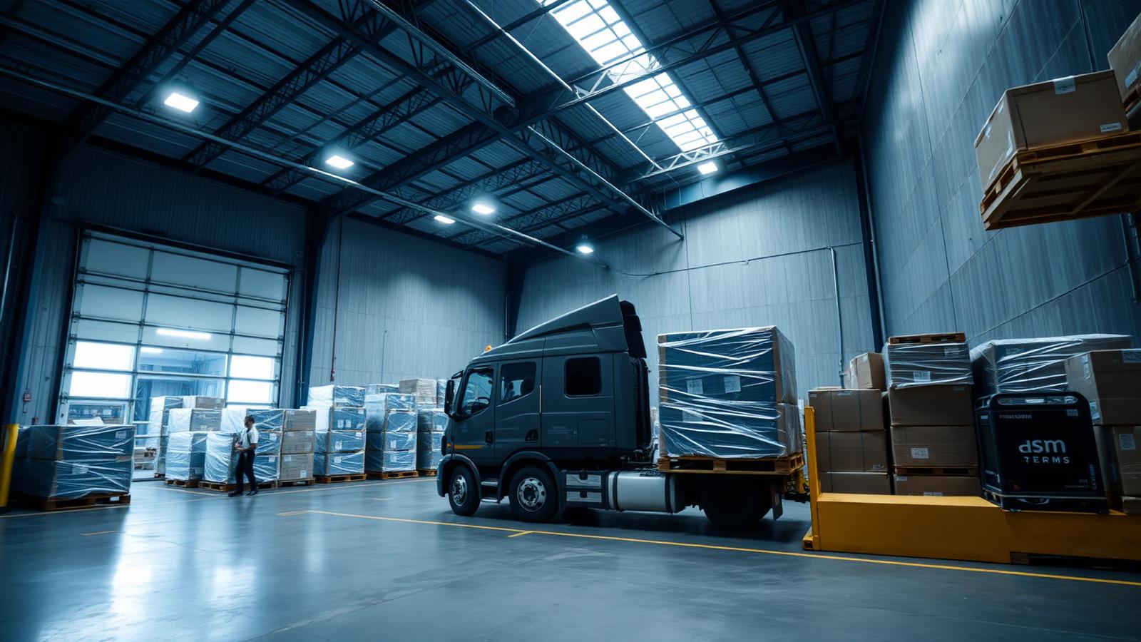 Packaged enterprise equipment staged for forward and reverse logistics